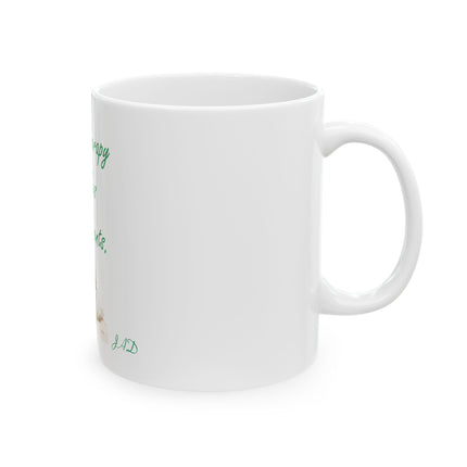 Aromatherapy Mug — "Aromatherapy Makes Good Scents" Ceramic Coffee Cup (11oz, 15oz)