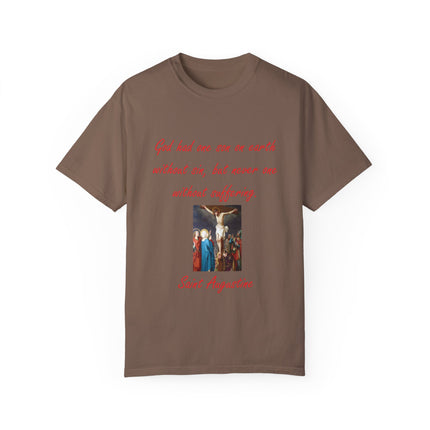 Saint Augustine Quote Tee – Unisex Garment-Dyed Shirt of Faith