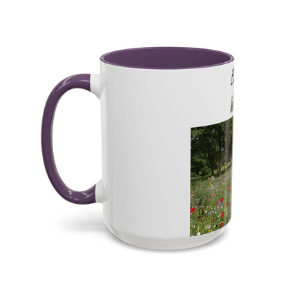 Bloom Wildly Accent Mug – 15oz Ceramic with Floral Design