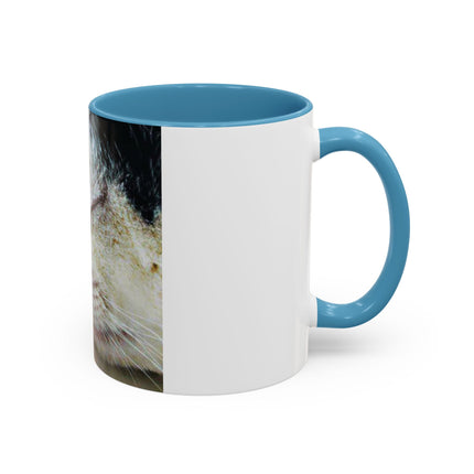 Inspirational Cat & Butterfly Accent Ceramic Mug - 11 oz