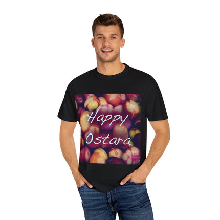 Ostara Celebration Tee – Unisex Garment-Dyed Shirt with Egg Motif