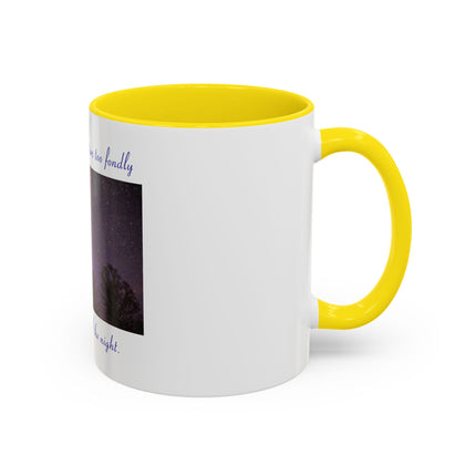 Starry Night Coffee Mug — “I have loved the stars too fondly” Accent Mug