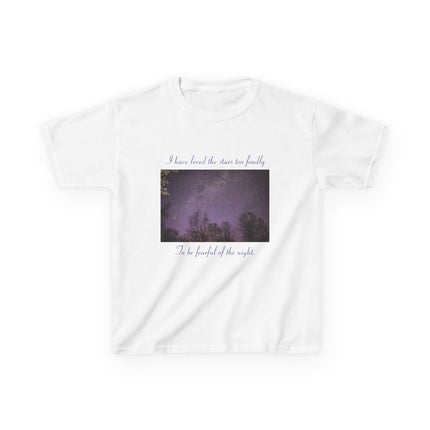 Kids Starry Night Tee - "I Have Loved the Stars Too Fondly"