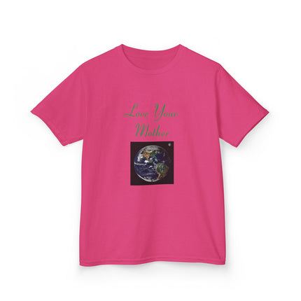 Love Your Mother Kids Tee – Earth-Themed Cotton Shirt