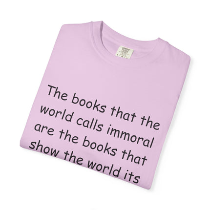 Oscar Wilde Quote Unisex Garment-Dyed T-shirt - Literary Inspiration Tee