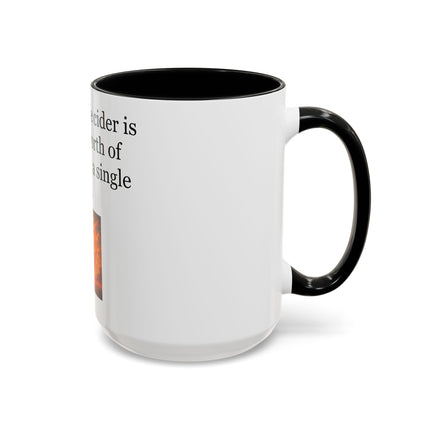 Cider Lover Accent Coffee Mug – "A well-made cider is a year’s worth of sunlight in a single sip" (11/15 oz)