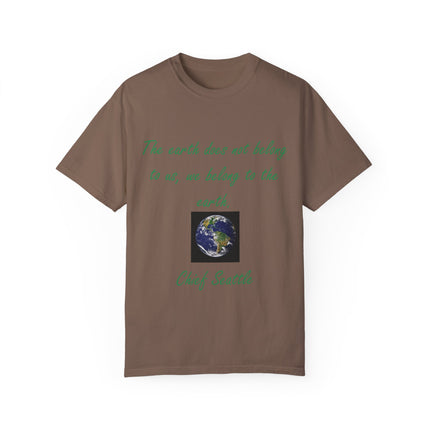 Eco-Friendly T-Shirt – “We Belong to the Earth” Design