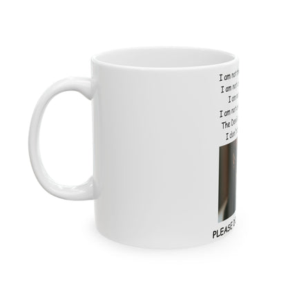 Black Cat Awareness Mug – “Please Don’t Hurt Me” – 11oz