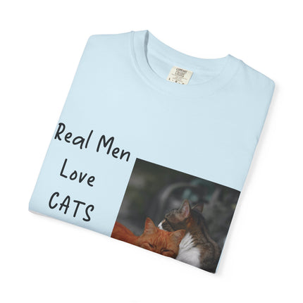 Real Men Love Cats Unisex T-Shirt - Cute Cat Lover Tee