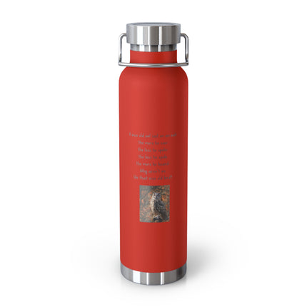 Insulated Copper Bottle 22oz — Motivational Poem Design
