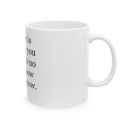 Father Quote Ceramic Mug – “A father is someone you look up to no matter how tall you grow” (11oz/15oz)