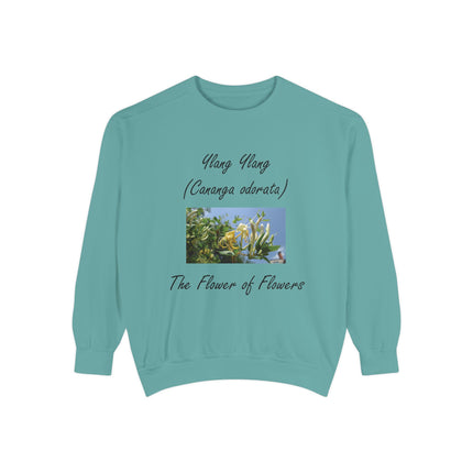 Unisex Ylang Ylang Sweatshirt - Floral Design & Comfort