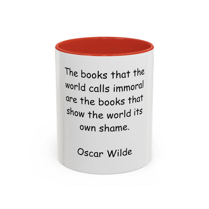 Oscar Wilde Quote Coffee Mug — Literary Quote Accent Mug (11/15oz)