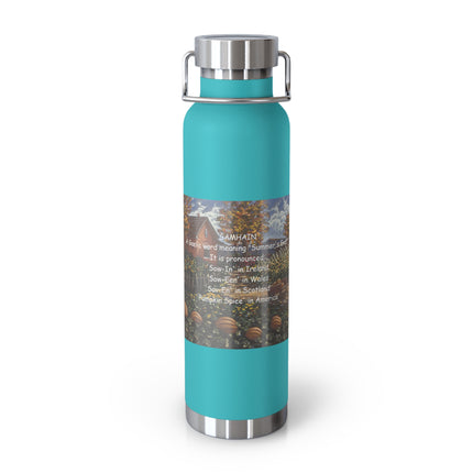 Samhain-Themed Copper Vacuum Insulated Bottle - Fall & Halloween Essentials