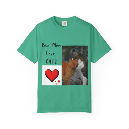 Real Men Love Cats Unisex T-Shirt - Cute Cat Lover Tee