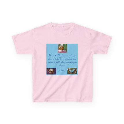 Kids Tee with Butterfly Design – Inspirational Nature Gift