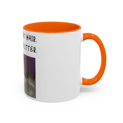 Kitty Glitter Mug – 11oz Accent Ceramic Cup for Cat Lovers