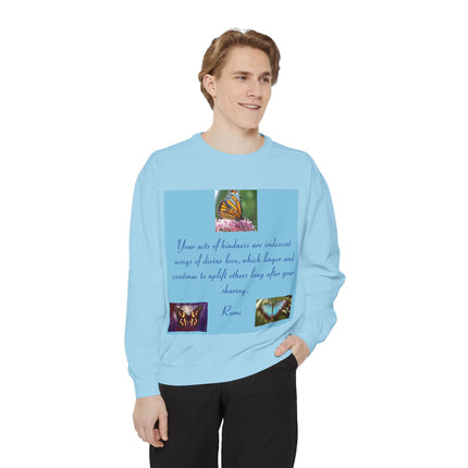 Inspiration Sweatshirt - Uplift Others with Rumi Quote