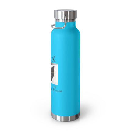 Proud Cat Parent Insulated Bottle – 22oz Travel Gift for Cat Lovers