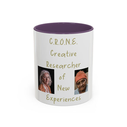 Inspirational Coffee Mug for Creative Researchers - C.R.O.N.E. Edition - 11oz