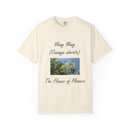 Ylang Ylang Floral T-Shirt - The Flower of Flowers Design