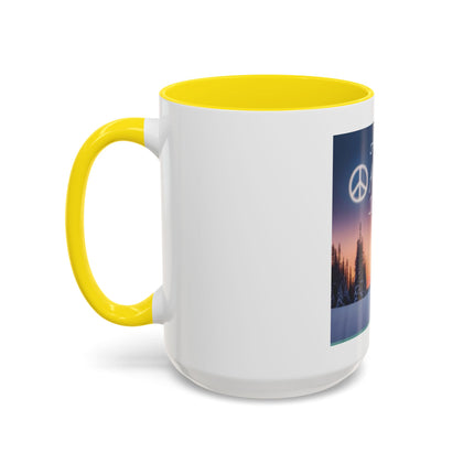Coffee Mug — "All I Want for Christmas Is Peace" Holiday Peaceful Winter Scene