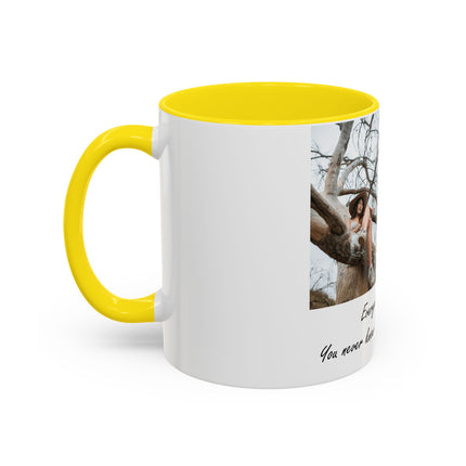 BYOB Accent Mug – “Bring Your Own Book” – 11oz Ceramic for Book Lovers