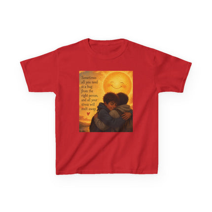 Kids Hug Tee — "Sometimes all you need is a hug" Heartwarming Children's T‑Shirt