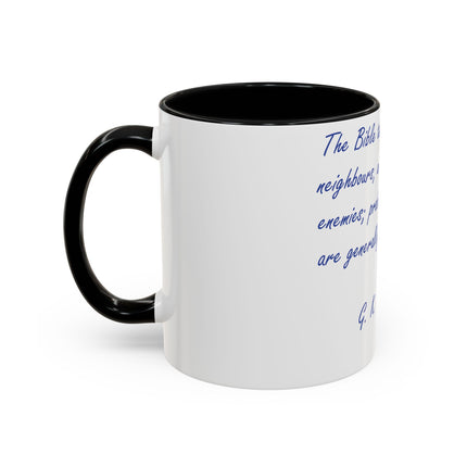Chesterton Quote Mug – 11oz Accent Cup for Literary Peacemakers