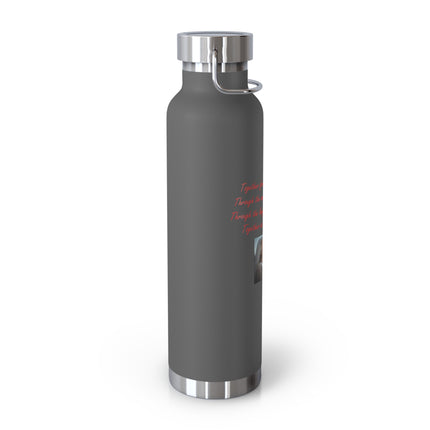 Copper Insulated Bottle – “Together Forever” – 22oz Drinkware