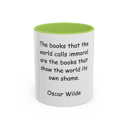Oscar Wilde Quote Coffee Mug — Literary Quote Accent Mug (11/15oz)