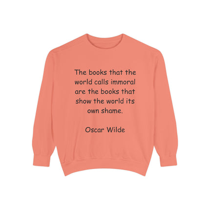 Inspirational Quote Sweatshirt | Oscar Wilde Design