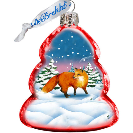 Mercury Glass Ornaments Set of 3 by G. DeBrekht - Wildlife Holiday Decor - 770113S3-3