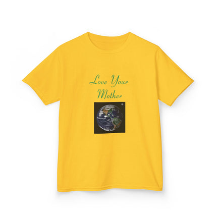 Love Your Mother Kids Tee – Earth-Themed Cotton Shirt