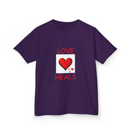Kids Love Heals T-Shirt – Uplifting Cotton Tee for Everyday Joy
