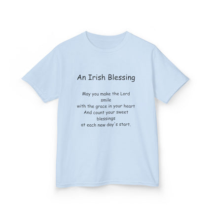 Kids Irish Blessing Tee - Inspirational Kids Cotton Shirt