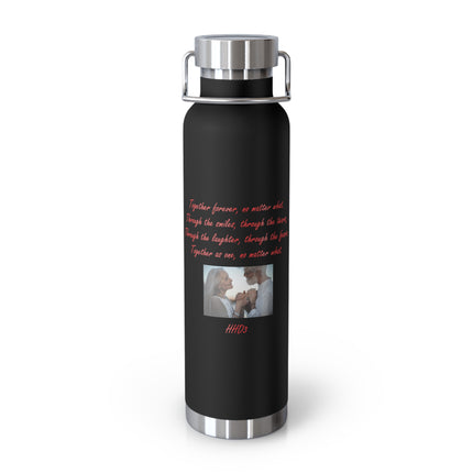 Copper Insulated Bottle – “Together Forever” – 22oz Drinkware