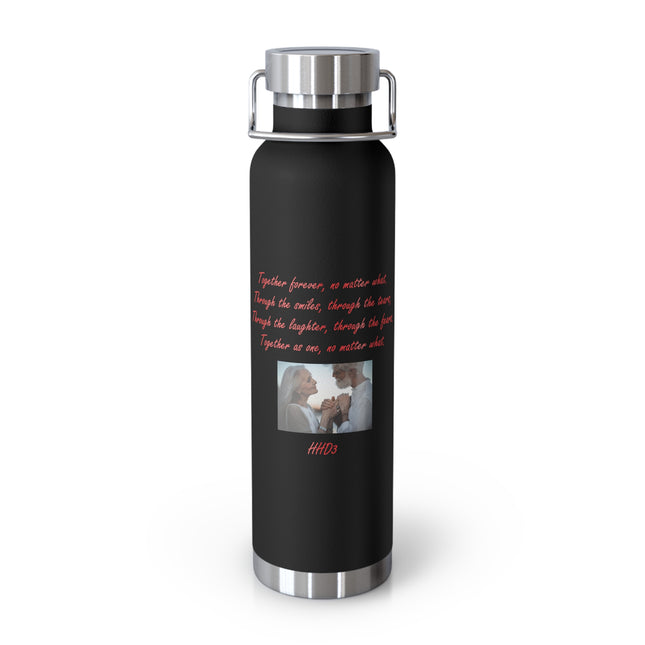 Copper Insulated Bottle – “Together Forever” – 22oz Drinkware