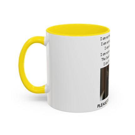 Black Cat Quote Mug – Accent Coffee Cup – 11oz Ceramic