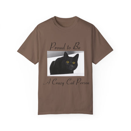 Proud to Be a Crazy Cat Person T-Shirt – Unisex Tee for Cat Lovers