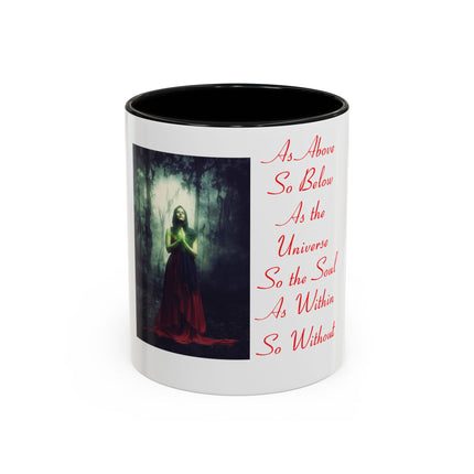 Mystical Accent Mug – “As Above, So Below” Enchanting Design, 11oz