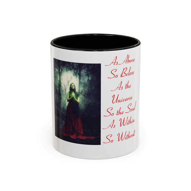 Mystical Accent Mug – “As Above, So Below” Enchanting Design, 11oz