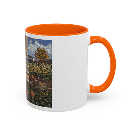 Samhain Pumpkin Spice Accent Coffee Mug — Autumn Harvest 11/15oz