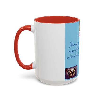 Butterfly Coffee Mug – Rumi Quote – 15oz Ceramic Drinkware