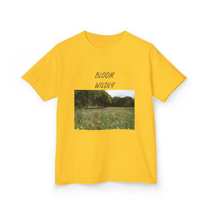 Kids Bloom Wildly Tee – Nature-Inspired Graphic Shirt for Spring Fun