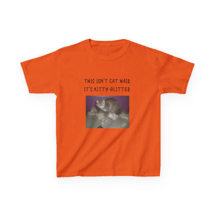 Kitty Glitter Kids Tee – Funny Shirt for Young Cat Enthusiasts