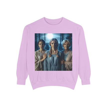 Mystical Sisters Sweatshirt | Unisex Garment-Dyed Cozy Top