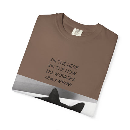 Inspirational Cat T-Shirt for Cat Lovers - 'Only Meow'