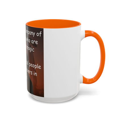 Believers in Magic Mug – 15oz Accent Ceramic Cup for Happy Souls