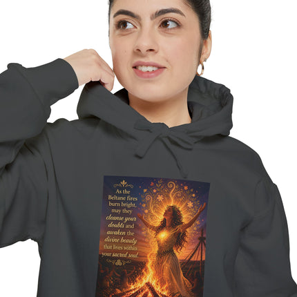 Beltane Fire Hoodie — Inspirational Prayer Design